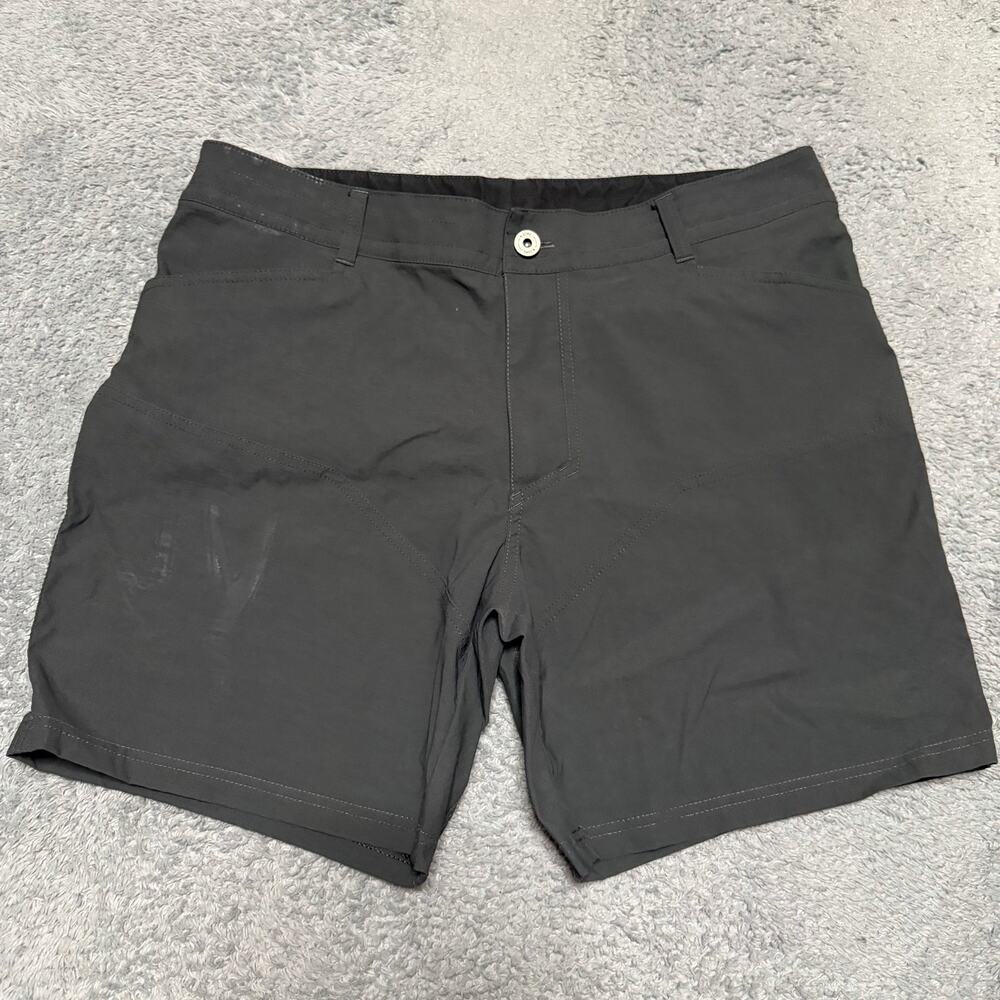 Kuhl Renegade Rock Short Mens 36 Gray Outdoor Hiking Shorts Nylon Performance **